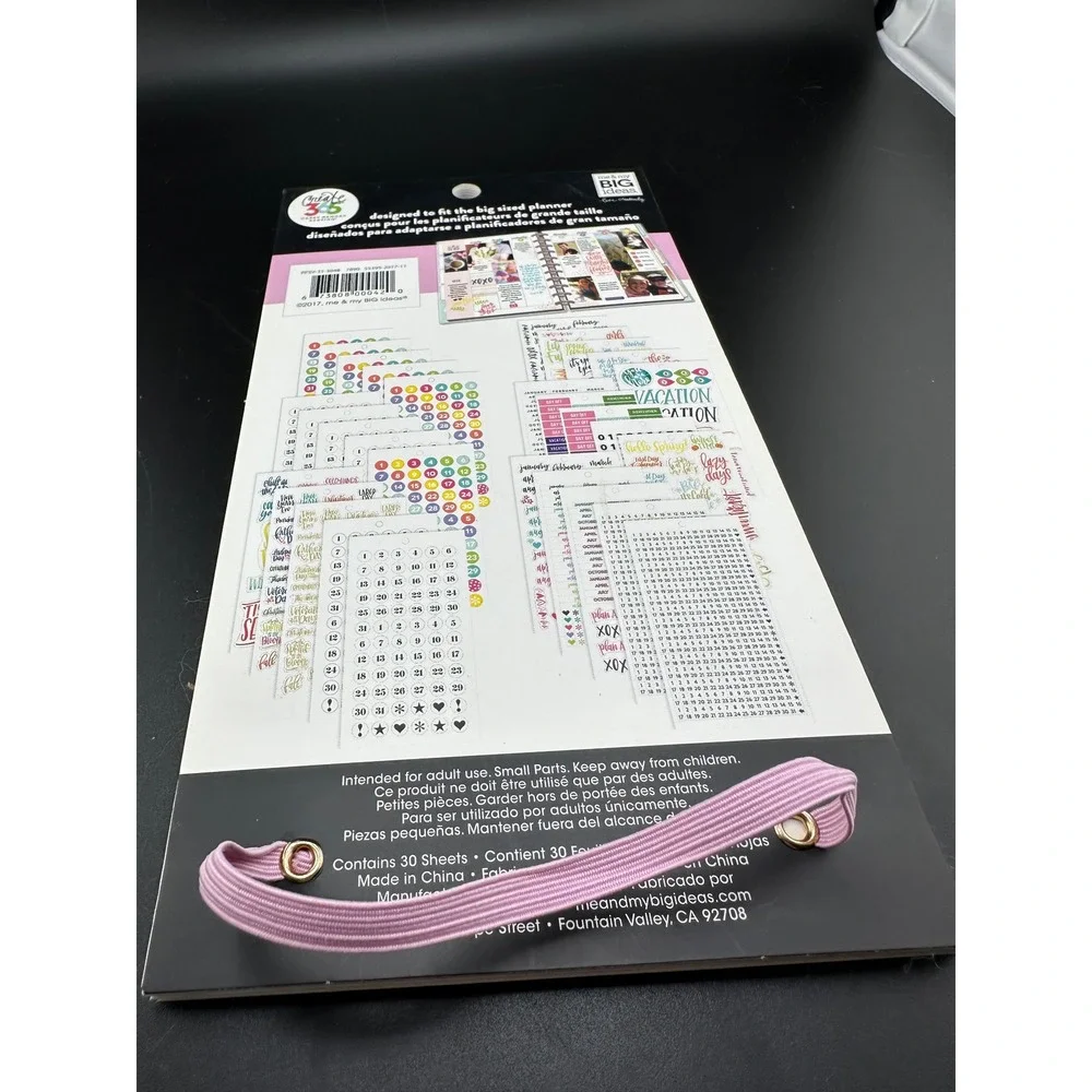 Erin Condren The Happy Planner Dates and Holidays Sticker Book 2601 pieces 90%
